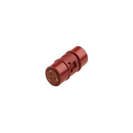 Fci Standard Circular Connector Plug Sz 16  Red Triple Splice SJS816100